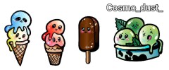 Ice-cream  stickers