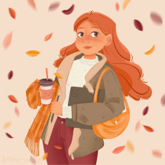 Cute autumn girl🎃✨